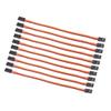 OliRC 10pcs Male to Male Servo Extension Lead Wire 22awg 60cores Cable 15cm for RC Airplane(C61-10) view 1