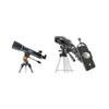Celestron 22065 Astro Master 102AZ Refractor Telescope, Blue and Basic Smartphone Adapter 1.25" Capture Your Discoveries, Black view 1