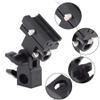 Light Stand Bracket, Camera Flash Mount Positioning Clamp with Umbrella Reflector Holder and Hot Shoes for DSLR Flashes Studio Light LED Light view 3