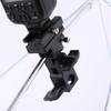 Light Stand Bracket, Camera Flash Mount Positioning Clamp with Umbrella Reflector Holder and Hot Shoes for DSLR Flashes Studio Light LED Light view 4