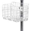 Add-On Metal Basket  CTA Add-On Attachable Basket with Ring Clamp for Tablet Floor Stands & PAD-AFS - PAD-CGS - PAD-SCGS - PAD-SCGS9 - PAD-HFS - PAD-SHFS - PAD-GFS - PAD-SGF & PAD-UAFS (ADD-BASK) view 1