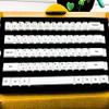 104 Keys Japanese Korean Russian Dye-Sublimation PBT Keycap Keycaps ANSI Profile for Cherry MX RGB Gaming Mechanical Keyboard