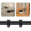 Antrader Nail in Cable Clips, Ethernet Cable Nails Tacks Clips 8mm for RG6 Cat6 Cable Management, Black, 100pcs view 4