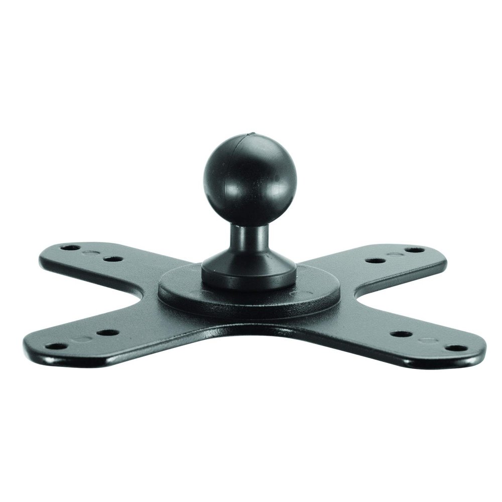 iBOLT Metal Portable Electronic Device Mount Adapter for VESA 75/100 to 25mm Ball/1-inch, Monitor Mount