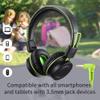 POWMEE M2 Kids Headphones Wired Headphone for Kids,Foldable Adjustable Stereo Tangle-Free,3.5MM Jack Wire Cord On-Ear Headphone for Children/Teens/Girls/School/Kindle/Airplane/Plane/ (Black) view 3