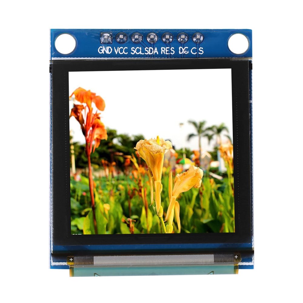 1.5inch 128x128 SSD135 OLED Display Module, OLED Color Display Screen Faster Response Module Serial Peripheral Interface