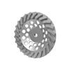 Grinding Grinder 24 Segments Wet Dry 7'' x 5/8''-11 Concrete Turbo Cup Wheel view 2