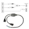 Tundra IPO Series Outlet Extender for Trucks  120 Volts Y Cord - in-CAB Outlet Splitter System  Enhanced Safety  Easy DIY Installation Y-Cord Hardwire view 2