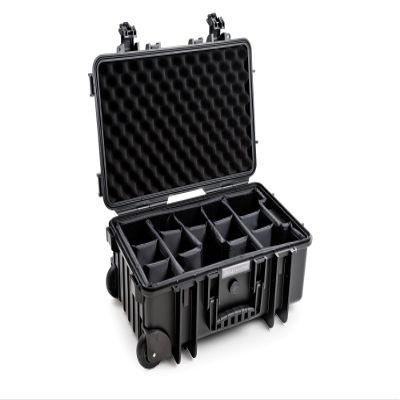B&W International GmbH Adjustable Compartment dividers (RPD), Black, Typ 6600-Innenma 50x28x18cm