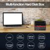 Dual-Bay USB 2.0 2.5in/3.5in SATAI/II/III & IDE HDD Enclosure Docking Dock Station USB2.0 Hub Card Reader,Portable Hardisk for 2000/XP/VistaWin7/8,Linux,for M2/MS/TF/SD/MMC/MS/CF/XD Card view 2