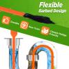 Forlivese 3 Pack 25 Inch Drain Snake,Drain Clog Remover,Sink Snake for Sewer Kitchen Sink Bathroom Tub Toilet Clogged Drains Relief Cleaning Tool view 4