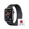 Apple Watch Series 4 (GPS + Cellular, 44mm) - Space Black Stainless Steel Case with Space Black Milanese Loop with AppleCare+ Bundle view 1