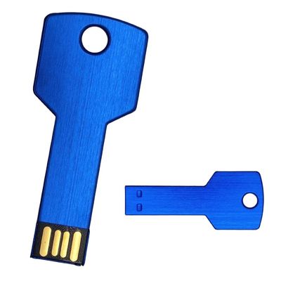 10Pack 2.0 USB Flash Drive Metal Key Design Metal Key Shaped Memory Stick USB Disk (2.0/2GB, Blue)