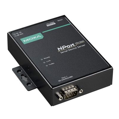 (DMC Taiwan) 1-Port RS-232/422/485 Device Server, 10/100M Ethernet, DB9 Male, PoE, -40~75C, 1KV Serial Surge