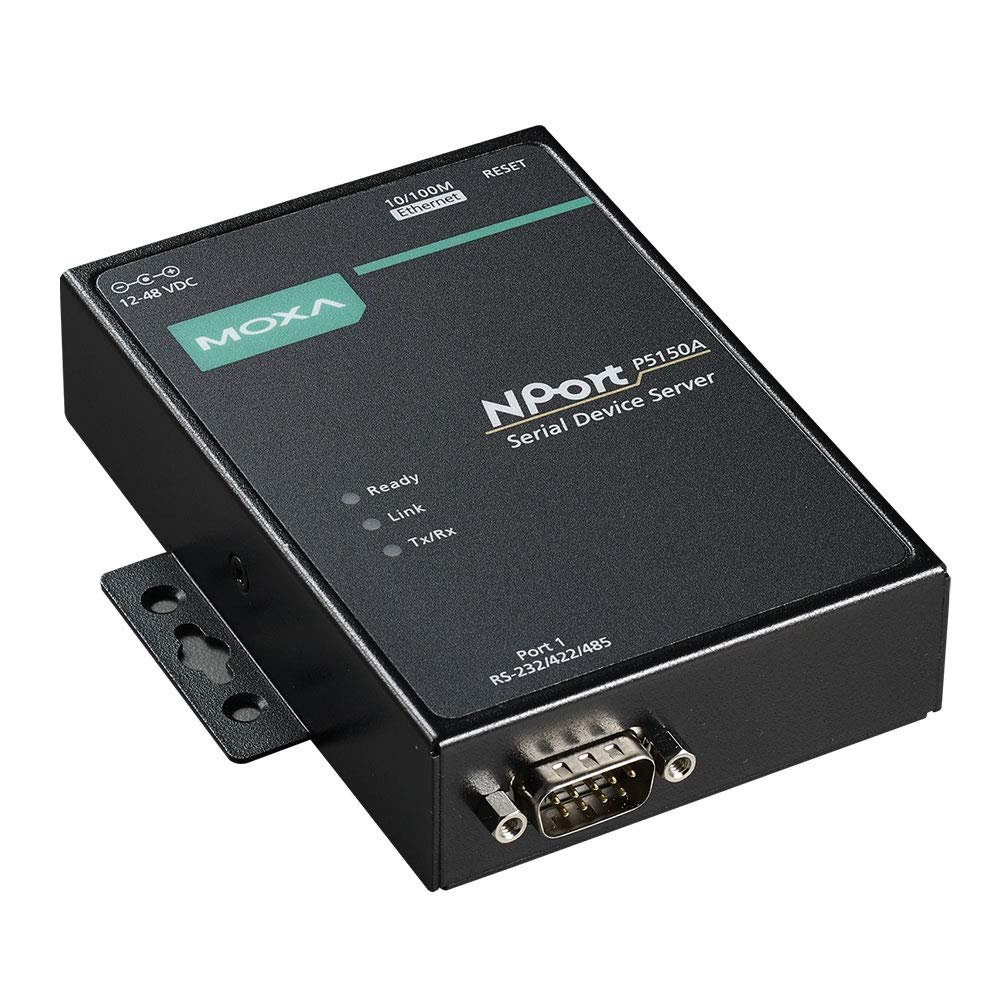 (DMC Taiwan) 1-Port RS-232/422/485 Device Server, 10/100M Ethernet, DB9 Male, PoE, -40~75C, 1KV Serial Surge