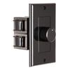 OSD Audio 100W in Wall Volume Control Impedance Matching for Home Speakers, Rotary Knob Black SVC100 view 4