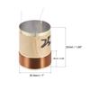 uxcell 2pcs 25.5mm 1" Woofer Voice Coil Dual Layers Round Copper Wire Bass Speaker Replace Parts view 2