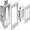 Arlington TV Box TVBU505K Non-Metallic Recessed TV Box Kit, Plastic, 2 Gangs view 1