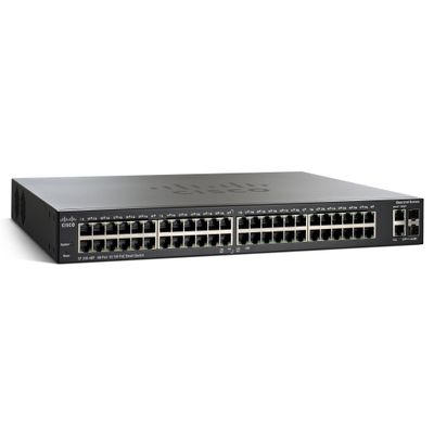Cisco SF200-48P 48 Port 10/100 Mbps PoE Smart Switch (Renewed)