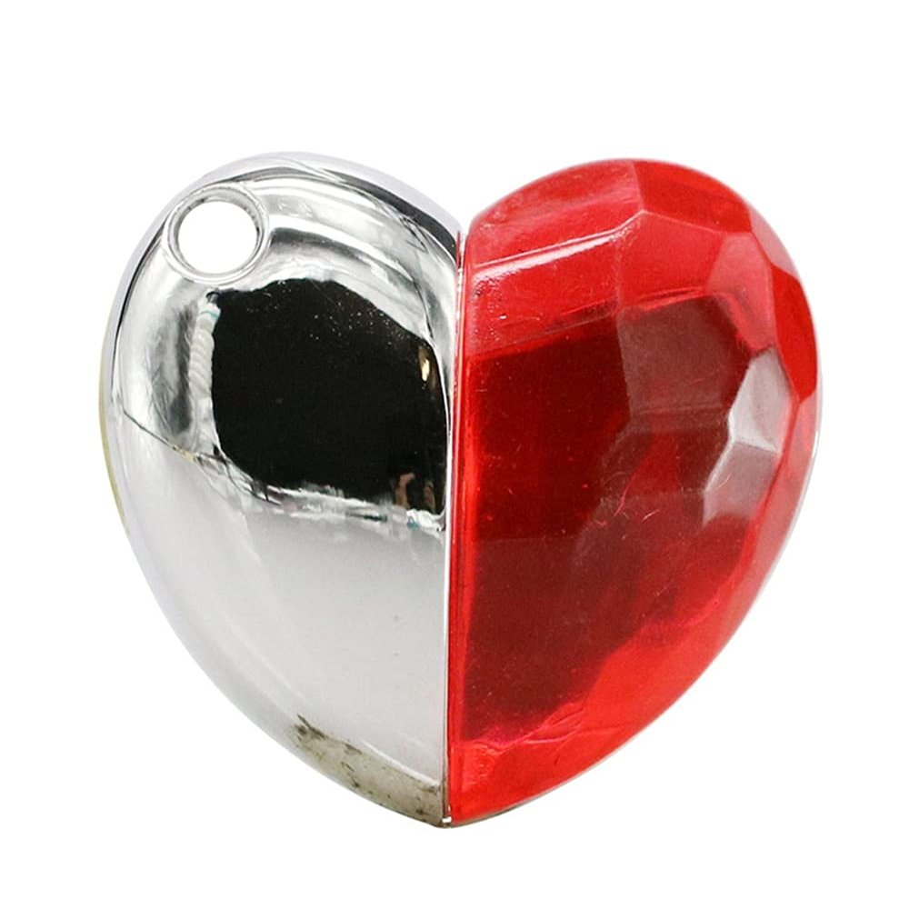8GB Heart Shape USB Flash Drive USB Drives Memory Stick Thumb Drives USB 2.0 Disk Pen Drive Pen Drive USB Drive Date Storage Flash Disk Zip Drive USB Stick (Red)