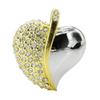 16GB Heart Shape USB Flash Drive USB Drives Memory Stick Thumb Drives USB 2.0 Disk Pen Drive Date Storage Flash Disk Jump Drive USB Stick USB Drive (Gold) view 4