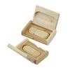 128GB Wood Box USB Flash Drive USB Drives Memory Stick Thumb Drives USB Stick USB 2.0 Pen Drive Date Storage Zip Drive Drive PenDrive External Storage (White) view 1