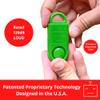 BASU eAlarm, America's #1 Trusted Premium Emergency Alarm, Proven Results as seen on TV, Up to 3X Smaller Than Generic Models (100 Pack for Amazon Business Buyers)  (PRO, Green) view 3