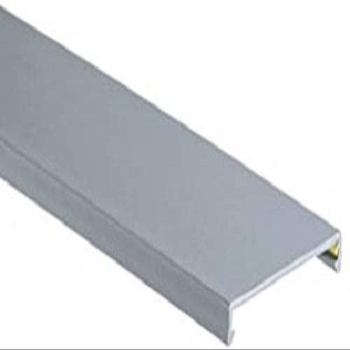 Panduit Panduct C1LG6 Type C Duct Cover, 6 ft L x 1.25 in W x 0.35 in H, PVC, Light Gray
