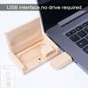 10PCS Maple Wood 2.0/3.0 USB Flash Drive with Wooden Box (2.0/32GB) view 4