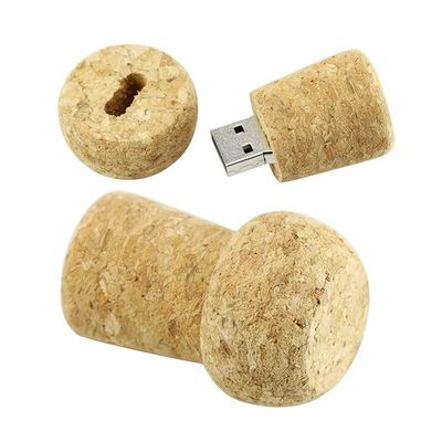 32GB Wine Stopper Shape USB Flash Drive USB Drives Memory Stick Thumb Drives USB Stick USB 2.0 Pen Drive Date Storage Zip Drive Drive PenDrive External Storage (Brown)