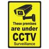 CVANU Warning Sign Sticker for CCTV Security Camera (Pack 10) CV-1 view 1