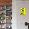 CVANU Warning Sign Sticker for CCTV Security Camera (Pack 10) CV-1 view 3