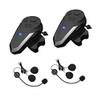 Yaconob Motorcycle Bluetooth Headset BT-S3NS 1000m Motorcycle Helmet Bluetooth Radio Intercom Wireless Interphone to 2-3 Riders (Waterproof/Handsfree/Stereo Music/FM Radio/GPS/MP3 (2 Pack) view 1