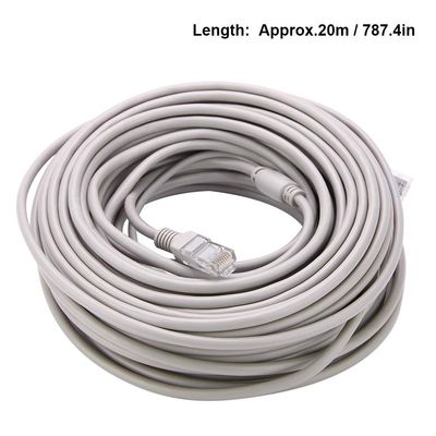 CCTV Cable, 5M / 10M / 15M / 20M AHD Video Power Cable for CCTV Security Camera Surveillance System, 2.1mm DC Power Connector(20M)