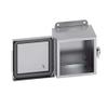 B-Line 12106-4XSCHC Panel Enclosure, 10 in W x 6 in D, NEMA 4X, 304 Stainless Steel view 1
