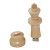 128GB Wood International Chess Shape USB Flash Drive USB Drives Memory Stick Thumb Drives USB Stick USB 2.0 Pen Drive Date Storage Zip Drive Drive PenDrive External Storage (White) view 3
