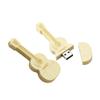 32GB Wood Guitar Shape USB Flash Drive USB Drives Memory Stick Thumb Drives USB Stick USB 2.0 Pen Drive Date Storage Zip Drive Drive PenDrive External Storage (Bamboo) view 1