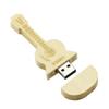 32GB Wood Guitar Shape USB Flash Drive USB Drives Memory Stick Thumb Drives USB Stick USB 2.0 Pen Drive Date Storage Zip Drive Drive PenDrive External Storage (Bamboo) view 3