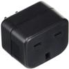 VCT VP-18 UK to USA Plug Adapter Converts 3 pin British Plug to 3 Prong Grounded USA Wall Plug view 1