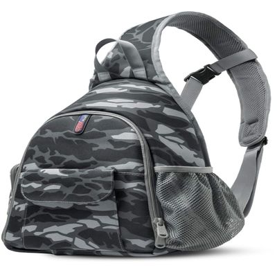 BPAULL Camera Bag Waterproof Camera Sling Backpack with Rain Cover Outdoor Travel Backpack Camera Case for Laptop Canon Nikon Sony Pentax DSLR Cameras, Lens, Tripod and Accessories (Camouflage)