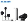 Yaconob Motorcycle Bluetooth Headset BT-S3NS 1000m Motorcycle Helmet Bluetooth Radio Intercom Wireless Interphone to 2-3 Riders (Waterproof/Handsfree/Stereo Music/FM Radio/GPS/MP3 (1 Pack) view 3