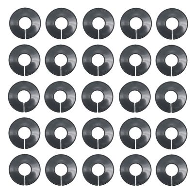 Grey Round Plastic Blank Rack Size Dividers - Multi-Pack (100)