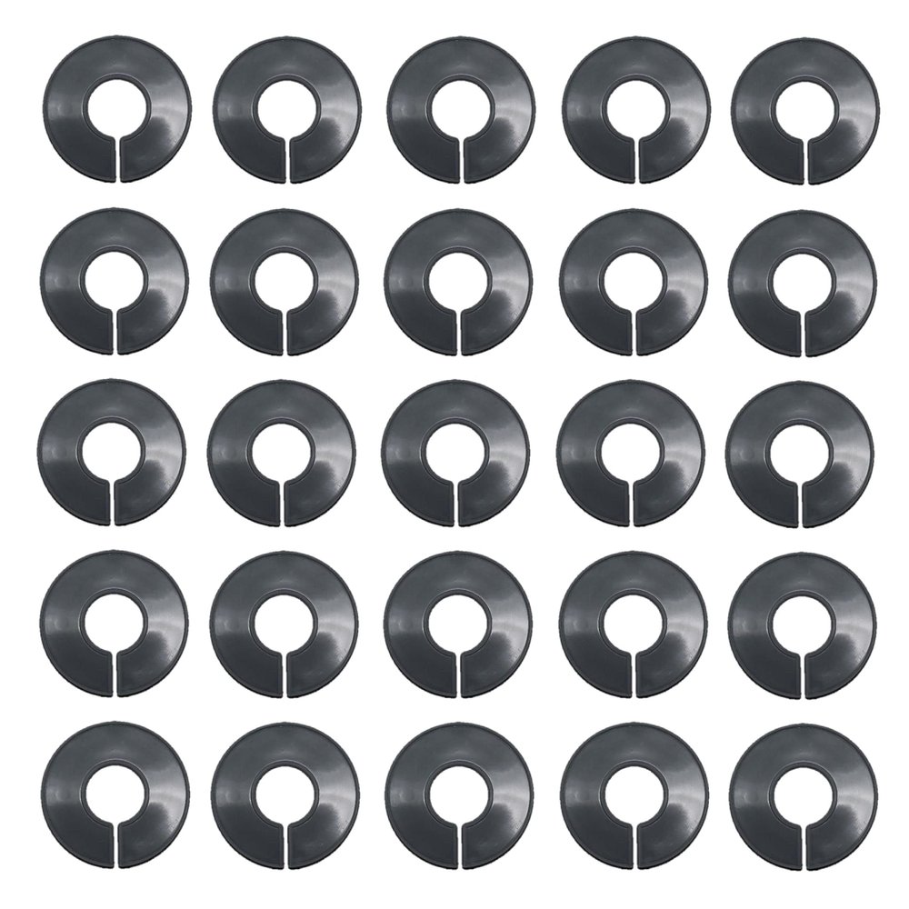 Grey Round Plastic Blank Rack Size Dividers - Multi-Pack (100)