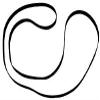 ReadyWired Turntable Belt for Pioneer PL-2A PL-512 PL-516 PL-516X PL-560 PL-990 PL-A25 view 1