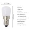 LLP-LED E14 Small Edison Screw Appliance Bulb, LED, 3W (Equivalent to 20W), for Fridge Refrigerator,Sewing Machine,Cooker Hood Lighting,220V,[Energy Class A++],Pack of 5 (Color : Cool Whtie) view 2
