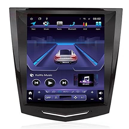 10.4" Quadcore Car DVD Player 1280x768 Vertical Screen 32GB ROM Stereo GPS Navigation Radio for Cadillac ATS ATS-L XTS SRX CTS 2013-2018 Year (CTS 2013-2018 Year)