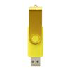 128GB Rotate Shape USB 2.0 Flash Drive USB Flash Drive PenDrive Memorias USB Memory Stick USB Drive USB Flash Disk Thumb Drive U Disk Pen Drive USB Stick (Yellow) view 2