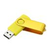 128GB Rotate Shape USB 2.0 Flash Drive USB Flash Drive PenDrive Memorias USB Memory Stick USB Drive USB Flash Disk Thumb Drive U Disk Pen Drive USB Stick (Yellow) view 3