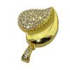 128GB Heart Shape USB Flash Drive USB Drives Memory Stick Thumb Drives USB 2.0 Disk Pen Drive Pen Drive Date Storage Flash Disk Zip Drive USB Stick USB Drive (Gold) view 3