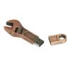16GB Metal Wrench Shape USB 2.0 Flash Drive Pen Drive Memory Stick USB Stick USB Drive Flash Disk Thumb Drive USB Disk USB Stick U Disk PenDrive (Bronze) view 4